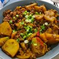 Cooksnap dari Nike Yolanda untuk resep Kentang kecap daging cincang