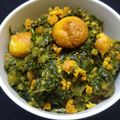 Sweta Sarkar's cooksnap of when they made ছোলার শাকের ঘন্ট (Cholar shaker ghonto recipe in Bengali).
