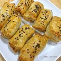 Cooksnap Cempaka Putih semasa beliau membuat Mini Puff Cheesy Sausage.