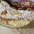 El cooksnap de Gustavo Ruiz cuando hizo Tortilla de papas rellena.