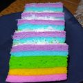 Cooksnap dari Pawon Ummi Fayadh untuk resep Bolu Kukus Pelangi