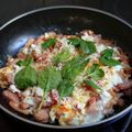 Cooksnap από 🧁 Έλενα 🧁 Ζερβού 🧁 στη συνταγή Ομελέτα 🍳 με πατάτα 🥔, λουκάνικα, πιπεριά 🌶️ και τυρί 🧀