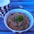 Geeta Panchbhai का कुकस्नैप जब उन्होंने वेज दलिया (veg daliya recipe in Hindi) बनाया था।