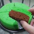 Cooksnap dari Madeline untuk resep 2. Brownies Kukus Coklat Pandan