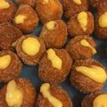 chrissy's cooksnap of when they made Snickerdoodle Poppers.