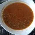 El cooksnap de Lily Monroy cuando hizo Sopa de lentejas.