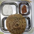 Sangita Vyas's cooksnap of when they made આલુ પરાઠા (Aloo Paratha Recipe In Gujarati).