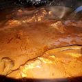 El cooksnap de Fernanda Flores cuando hizo Chuletas de cerdo en salsa de pasilla.