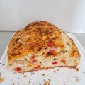 El cooksnap de Eber cuando hizo Pan de cebolla en molde con harina Pureza y cubierta saborizada.