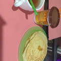El cooksnap de Verin Gutierrez cuando hizo Panqueques con dulce de leche.