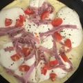 El cooksnap de Morena García Ferre cuando hizo Pizza keto.