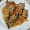 El cooksnap de Rut Borillo cuando hizo Conejo en salsa.