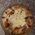 El cooksnap de Marina Manghi cuando hizo Tarta de espinaca y queso.
