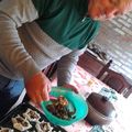El cooksnap de noelia veronica gutierrez cuando hizo Tartitas de Berenjena, Cebolla y Zanahoria.