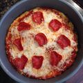 Kylee's cooksnap of when they made Cauliflower Pizza Crust.