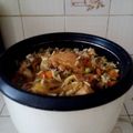 El cooksnap de Amparo Merino Urbina cuando hizo Arroz con pollo.