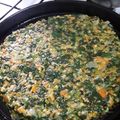 El cooksnap de Lorena Ovando cuando hizo Pizza de espinacas.