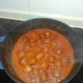 El cooksnap de Janire Campano cuando hizo Albóndigas con tomate.
