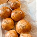 にるみ's cooksnap of when they made 30分で完成？不思議パンのバーガーバンズ.