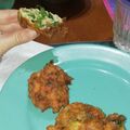El cooksnap de Cecilia Delgado cuando hizo Buñuelos de lechuga.