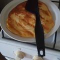El cooksnap de Cinthia Diaz cuando hizo Waffles con dulce de leche.
