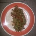 El cooksnap de Diego cuando hizo Filete de trucha en costra de almendras y verduras salteadas.