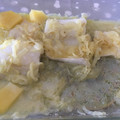 El cooksnap de Joaquín G. cuando hizo Lomo de bacalao encebollado al brandy.