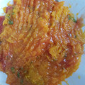 El cooksnap de Katherine Subiaut cuando hizo Crema de calabaza.