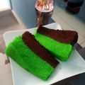 Cooksnap dari Indri Yani untuk resep Brownies kukus coklat pandan