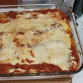 El cooksnap de Carolina NM cuando hizo Lasaña con salsa bechamel y boloñesa.