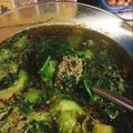 Cooksnap của Châu Dư khi họ làm theo món Canh cua rau đay mướp mồng tơi và cà pháo muối xổi mắm tôm