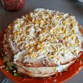 El cooksnap de Loretito Reyes cuando hizo Torta salada de panqueques.