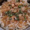 Isha Tomar's cooksnap of when they made Chole chawal.