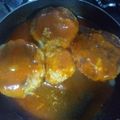 El cooksnap de DMilartelo Arthe cuando hizo Albóndigas rellenas con queso y jamón.
