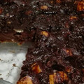 El cooksnap de Valen Tina cuando hizo Budín de pan de chocolate con pasas de uvas y tropezones de dulce de leche.