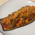El cooksnap de Intestinofino cuando hizo Berenjenas rellenas de atún.