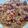 El cooksnap de Las Cocinitas🍝🍳 cuando hizo Arroz meloso de pollo, chorizo y jamón.