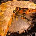 El cooksnap de Jorge Dominguez cuando hizo Tarta de espárragos, calabaza y zanahoria.