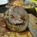 El cooksnap de claudiopepo cuando hizo Lomo de cerdo relleno con ciruelas, nueces y verduras.