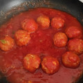 El cooksnap de Angela Maria cuando hizo Albóndigas de atún en lata y salsa de tomate.