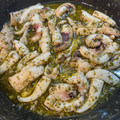 El cooksnap de Eduardo Agudo Alba cuando hizo Sepia con salsa de ajo y perejil.