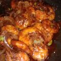 Cooksnap Nana azlan semasa beliau membuat Udang Sambal Petai.