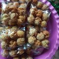 Cooksnap dari yunita pramesty untuk resep Onde onde mini ketawa (super renyah)