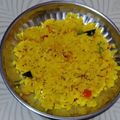 Falguni Shah's cooksnap of when they made વેજિટેબલ પૌવા (Vegetable Poha Recipe in Gujarati).