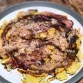 Takoyakinori's cooksnap of when they made Okonomiyaki Party 🎌🎉.