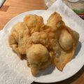Cooksnap dari Bunga Samantha Candelaria untuk resep Homemade Crispy Kulit Pangsit Goreng isi Ayam (Recommended untuk goreng)