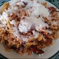 Cooksnap από dcroula στη συνταγή Κριθαράκι με λουκάνικο που περίσσεψε από χθες