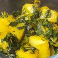 mahima Awasthi का कुकस्नैप जब उन्होंने मेथी आलू की सब्जी(methi aloo ki sabzi recipe in hindi) बनाया था।