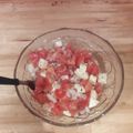 El cooksnap de hariana cuando hizo Ensalada de cebolla, tomate y queso.