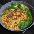 Cooksnap Zieta Ali semasa beliau membuat Mee Sup Daging Simple.
